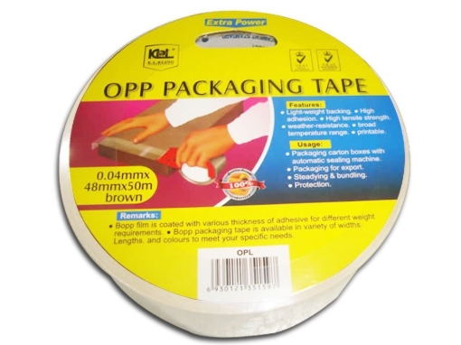 Picture of KL & LING  PACKAGING TAPE 48MM X 50M CLEAR KIOPLCLR