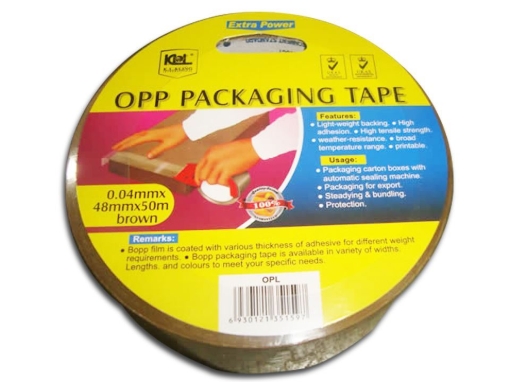Picture of KL & LING  PACKAGING TAPE 48MM X 50M BROWN KIOPLBRN
