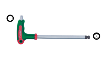 Hans Tools T-Type Ball Point & Allen Wrench Extra Heavy Duty