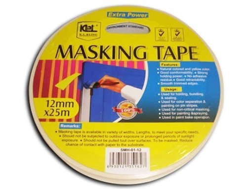 Picture of KL & LING MASKING TAPE 24MM X 25M NATURAL KISM0124