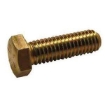 Picture of Yellow Zinc Plated Hex Cap Screw, Metric Yellow Zinc Hexagonal Cap Screw, Carbon Steel Grade 4.8 Yellow Zinc.