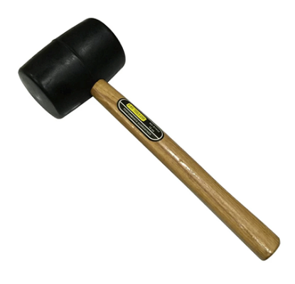 Picture of S-Ks Tools USA 16oz. Rubber Mallet (Black/Brown)