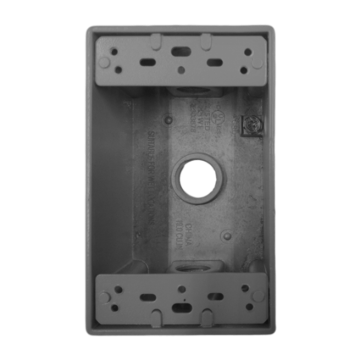 1 Gang Rectangular WP Box