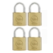 Picture of Key Alike 4 Pieces Brass Padlocks YE1/20/111/4