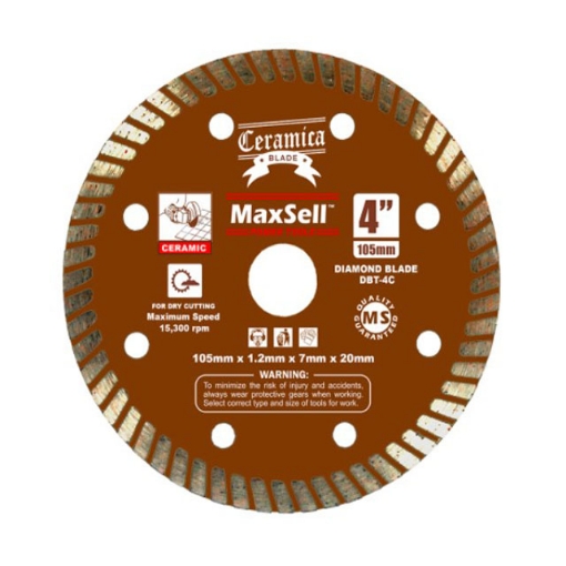 Picture of MaxSell Ceramica (Diamond Blades) for Dry Cutting, DBT-4C