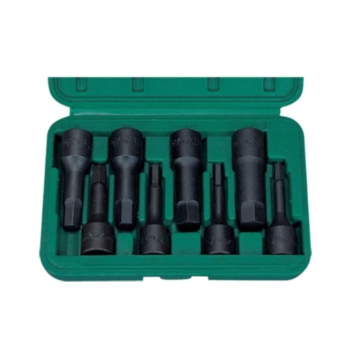 Picture of Hans 1/2" DR. 8 Pcs. Hex Bit Socket Sets, 46016-8AB