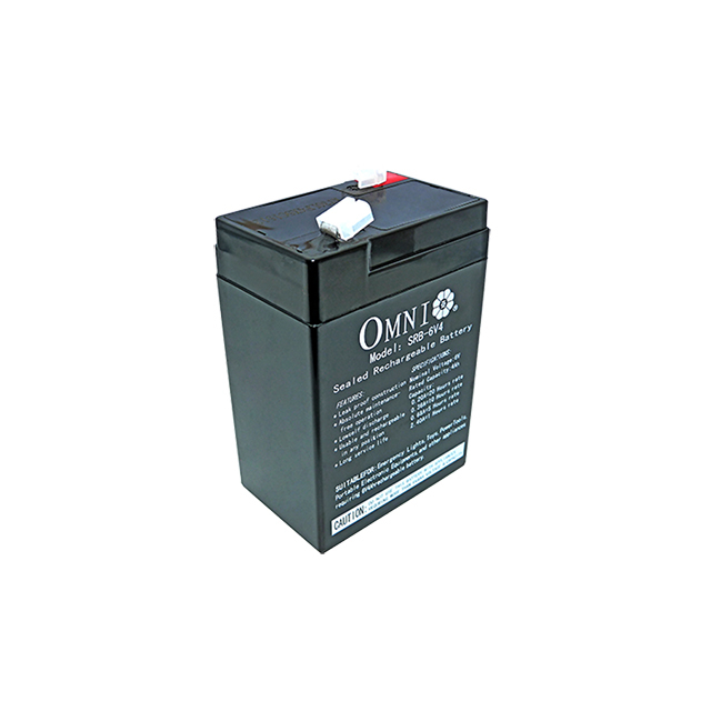 Omni Sealed Lead Acid Battery 4V4/6V4/12V9 Ah, SRB-4V4