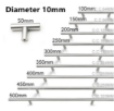 STAINLESS STEEL 201 Silver Cabinet Drawer Pull Handle