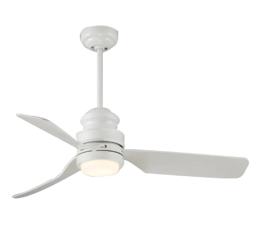 Picture of ACO NEST SAMIRA 3-BLADE CEILING FAN WITH LED LIGHT 44" WHITE ACO8019WHT