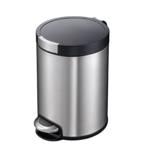 Picture of EKO ARTISTIC STEP BIN 12L BRUSHED STAINLESS STEEL EKEK9225MT12L