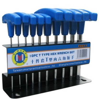 Picture of 10 Piece T Type Hex Wrench Set F0011