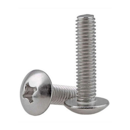 Picture of Stainless Steel 304 Metric, Truss Head Phillips Large Head Machine Screws Cross Recessed Bolt