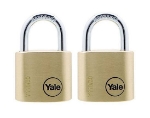 Picture of Yale Classic Series Outdoor Solid Brass Padlock 30mm with Multi-pack -Y110/30/117