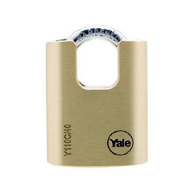 Picture of Yale Padlock Solid Brass 40mm 19mm Shackle, YLHY110C/40/119/1