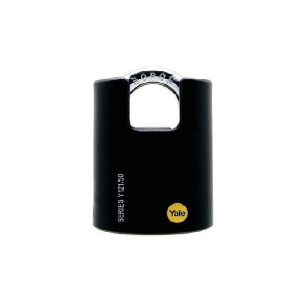 Picture of Yale Padlock Solid Brass Black 20mm 23mm Shackle, YLHY121/50/132/1