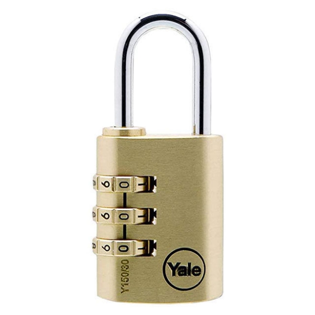 Picture of Yale Padlock 3-Dial Solid Brass 31mm 26mm Shackle, YLHY150/30/125/1