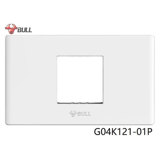 Picture of Bull 1 Gang Plate (White), G04K121-01P