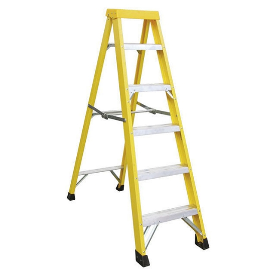 Picture of Jinmao 5 Step Fiberglass Step Ladder 250 lbs, JMFM22105I