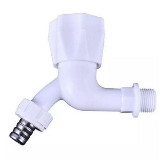Picture of Omega Plastic Tap Faucet Ball Type with Hose Bib 1/2 in x 4 in, PT-8125-1