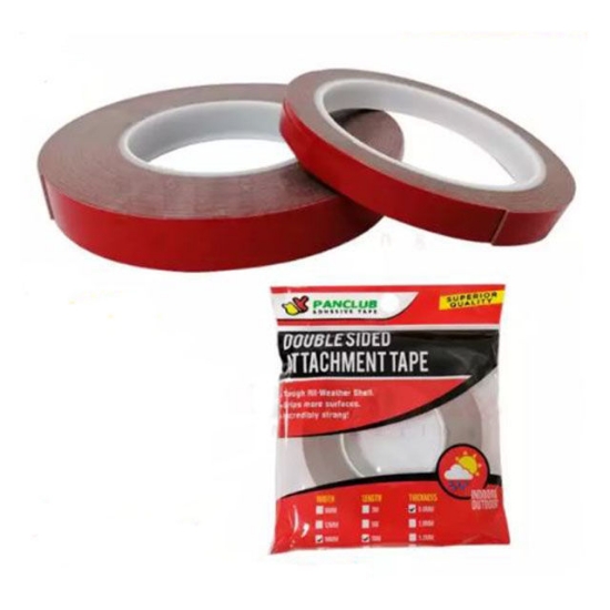 Picture of Panclub Double Sided Attachment Tape (6mm x 3Meters x 0.8mm, 12mm x 3Meters x 0.8mm, 18mm x 3Meters x 0.8mm, 6mm x 10Meters x 0.8mm, 12mm x 10Meters x 0.8mm, 18mm x 10Meters x 0.8mm), 80306