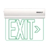 Single-Faced Exit Light with Wall/Ceiling Mount Option 3.6V 350mAh Ni-CD Battery