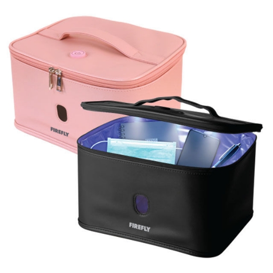 Picture of Firefly UV Sterilizer Bag with Auto Shut-Off Safety Feature (Black, Pink), FYL401BK
