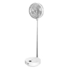 Rechargeable Foldable Telescopic Stand Fan with Night Lamp
