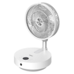 Rechargeable Foldable Telescopic Stand Fan with Night Lamp