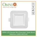 Omni LED Round/ Square Mini Recessed Downlight