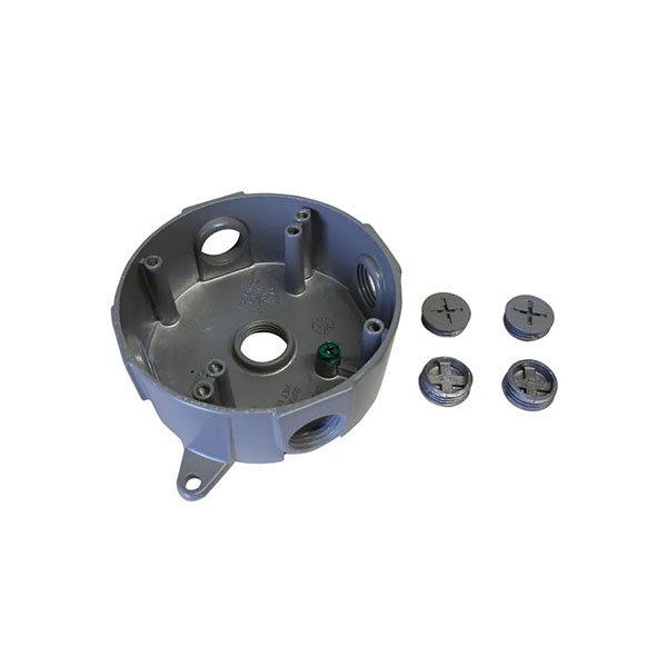 thumbnail image 2 of BRD-4-W White Weatherproof Round Outlet Box - Quantity 40 2 of 13