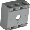 Picture of WEATHERPROOF OUTLET BOXES-ALUMINUM DIE CAST, 2 GANG RECTANGULAR WP BOX