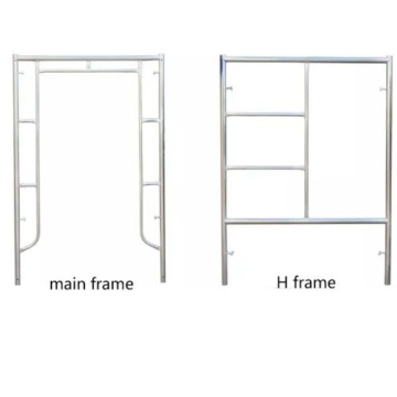 Picture of SCAFFOLDING SET WITH 2H FRAME,2 CROSS BASE AND 1 CATWALK,SET SIZE 1.2M X 1.7M