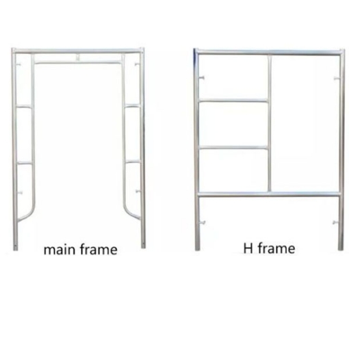 Picture of SCAFFOLDING SET WITH 2H FRAME,2 CROSS BASE AND 1 CATWALK,SET SIZE 1.2M X 1.7M