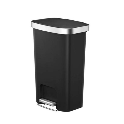 Picture of HANA PLASTIC STEP BIN 15L BLACK - EKEK638815LBL