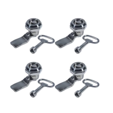 Picture of Lock, Triangle hole with key, Stainless steel