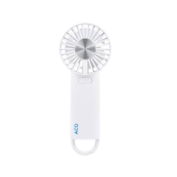 Picture of ACO GLACIER RECHARGEABLE HANDHELD COOLING FAN 4000MAH WHITE