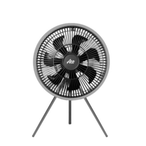 Picture of ACO RECHARGEABLE TRIPOD MINI TABLE FAN 11" 10000mAh DARK GRAY