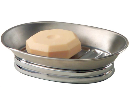 Picture of INTERDESIGN YORK SOAP DISH METAL 5.5X4 SPLIT