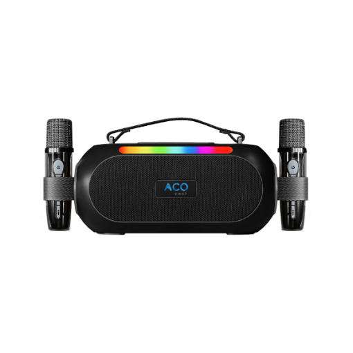 Picture of ACO NEST CHORUX WIRELESS SPEAKER WITH DUAL MICROPHONE ACOCHWSW2MBLK