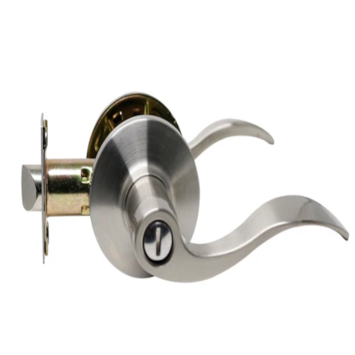 Picture of EZSET QUEEN PRIVACY LEVERSET GRADE 3 SATIN NICKEL EZ502TZQNUS15