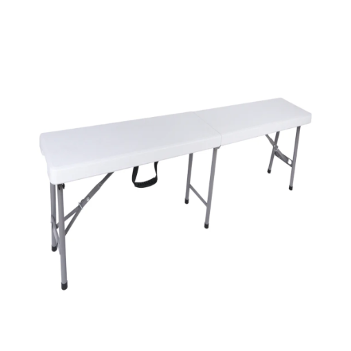 Picture of HOMER GFT FOLDING IN HALF BENCH PORTABLE LIGHTWEIGHT SEATING HOMXDZ183WHT