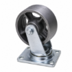 Picture of 5" Trolley Pure Iron Wheel Caster Specifications (HQ) ,  Caster Heavy Duty Wheel Fixed, Swivel (With Lock & W/Out lock)