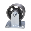 Picture of 6" Trolley Pure Iron Wheel Caster Specifications (HQ) ,  Caster Heavy Duty Wheel Fixed, Swivel (With Lock & W/Out lock)