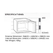Picture of Axis Opal Safe Electric Lock, GUOPAL4112E35WH