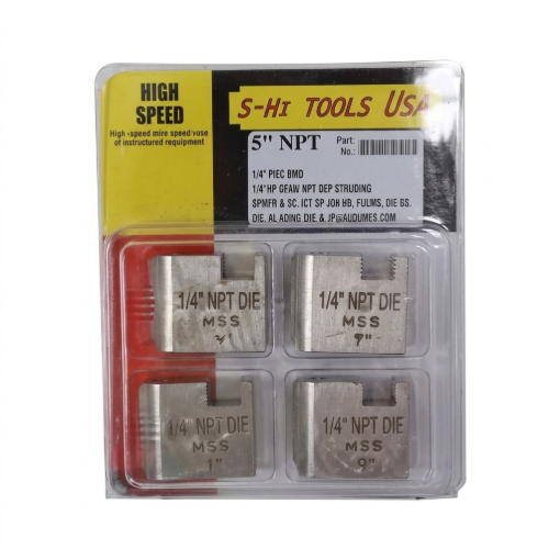 Picture of S-Ks TOOLS USA HI SPEED STEEL PIPE DIE SET, NPT-5