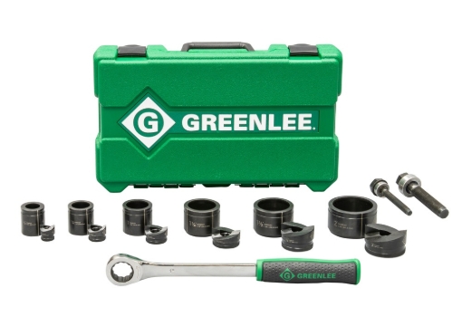 Picture of GREENLEE MANUAL KNOCKOUT PUNCH KIT WITH RACHET (1/2" =2"), NO.7238SB