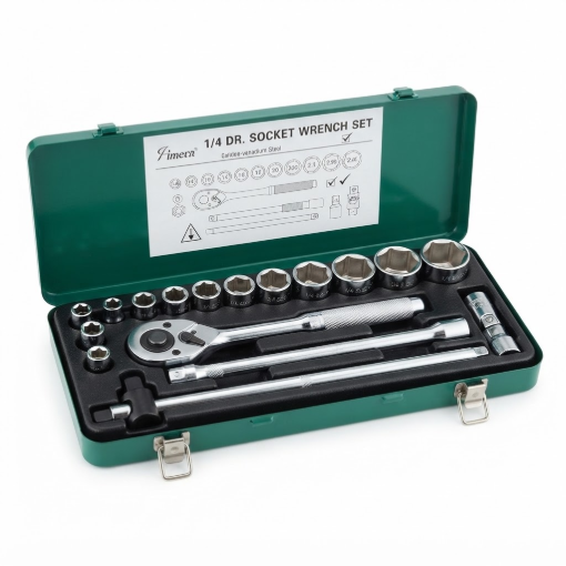 Picture of Hans 1/2" DRIVE 17PCS. SOCKET WRENCH SET, 4618M