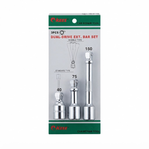 Picture of Hans 3 Pcs. Socket Extension Bar Set (Wobble Head) 1/2"DR., 4853-18