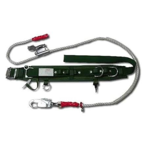 Picture of ADELA LINEMANS SAFETY BELT WITH ROPE LANYARD MEDUIM HOOK, H-227