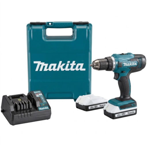 Picture of Makita 18V Li-Ion Cordless 13 mm (1/2") 38 N·m Driver Drill (G-Battery), DF488D002